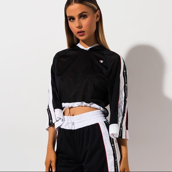 ๐ CHAMPION MESH ZIPPER DRAWSTRING LOGO SMALL C - Picture 8 of 9